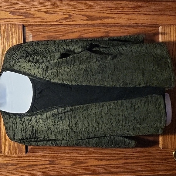 Sag Harbor Open Front Cardigan with Integrel Tunic - Picture 1 of 10